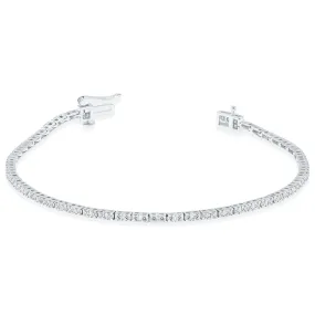 1 Carat Tw Diamond Tennis Bracelet In 14K White Gold