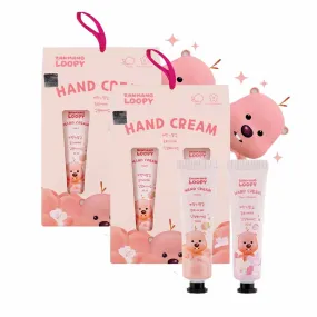 2 SET Zanmang Loopy Character Hand Creams Cute Small Gifts 30ml 2 pieces Peach Cherry Blossom Scent