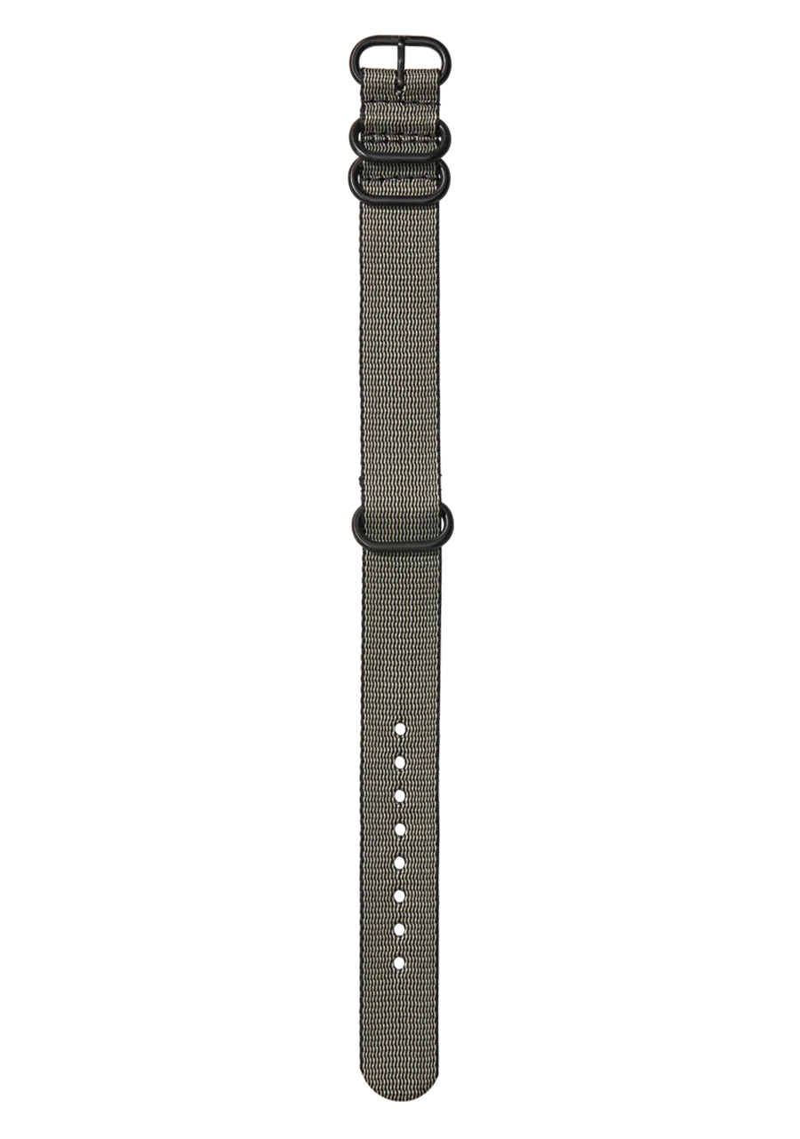 20mm Nylon #TIDE NATO Band - Khaki / Black