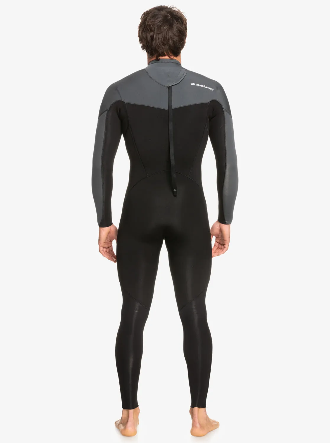 3/2 Everyday Sessions Back-Zip Wetsuit - Black/Gun Metal