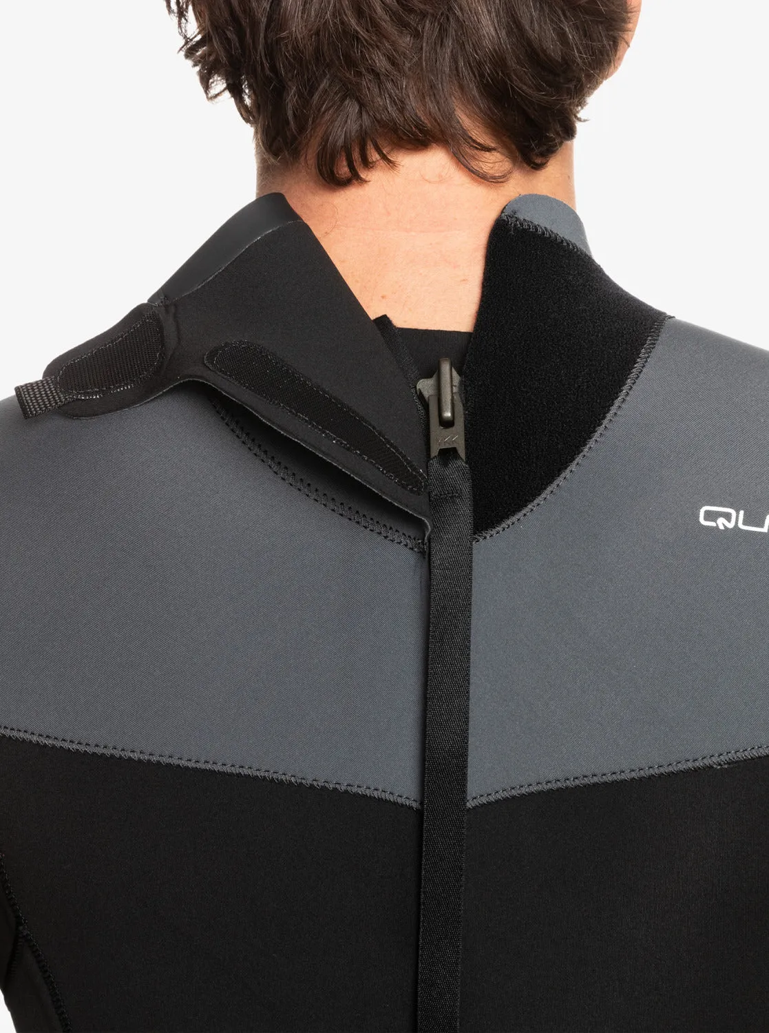 3/2 Everyday Sessions Back-Zip Wetsuit - Black/Gun Metal