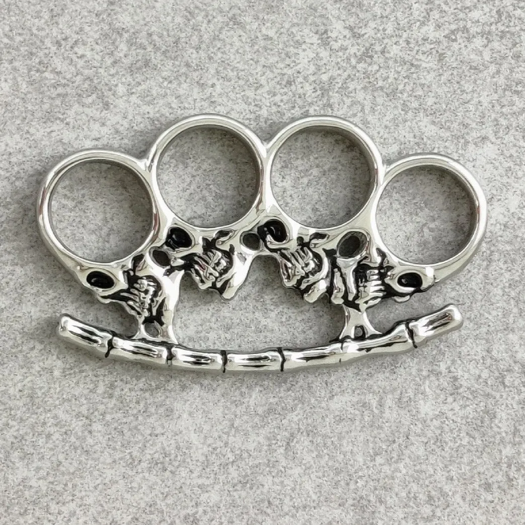 4 Finger Skull Ring Large - Pick A Color - FFSR123