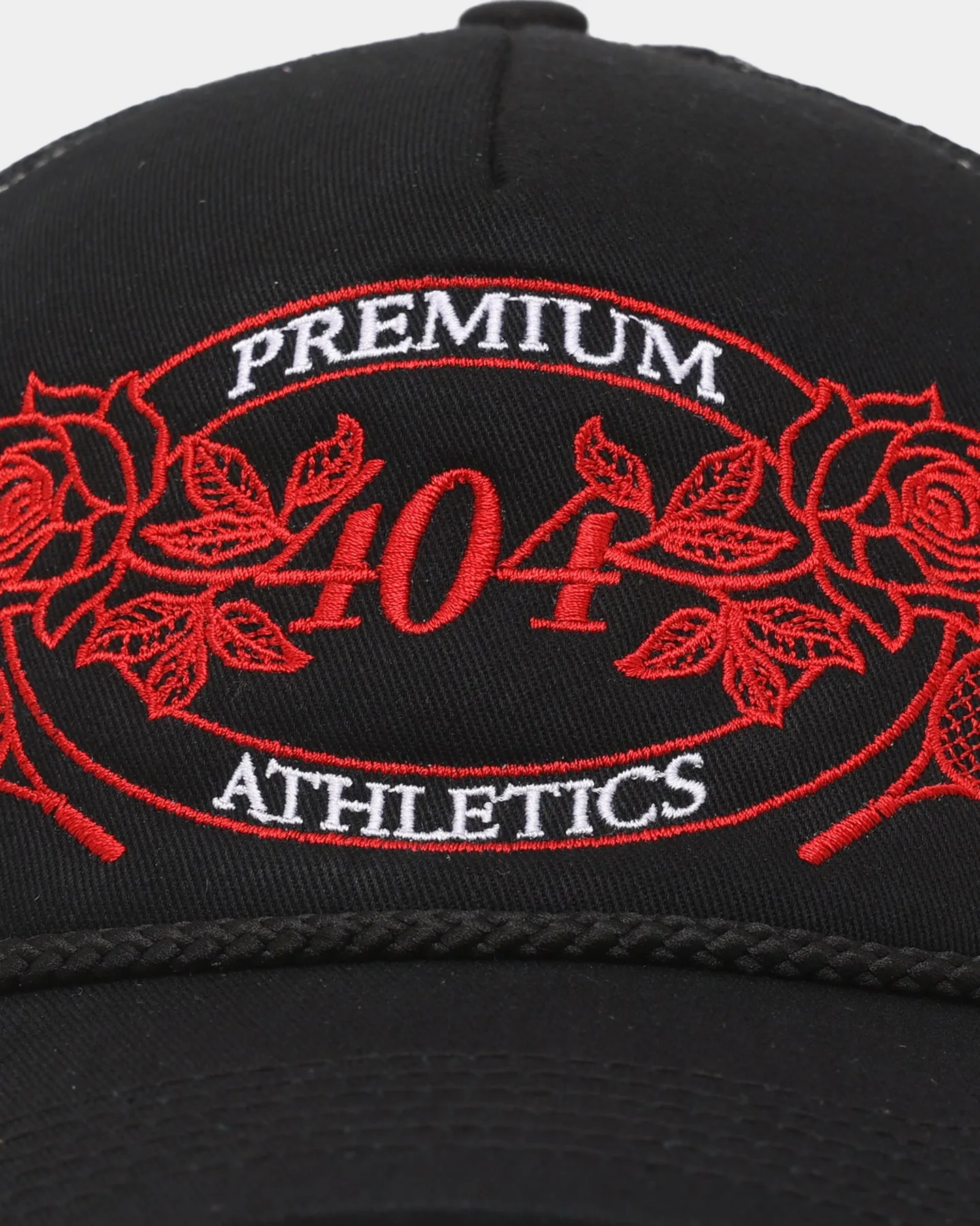 404 Premium Athletics Trucker Snapback Black