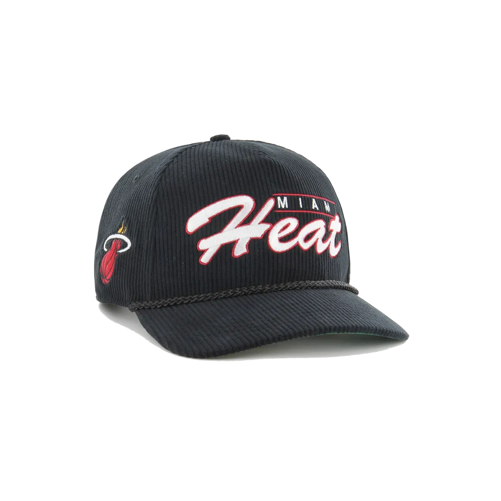 '47 Brand Miami HEAT Doubleheader Hitch Snapback