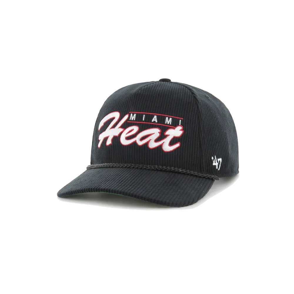 '47 Brand Miami HEAT Doubleheader Hitch Snapback