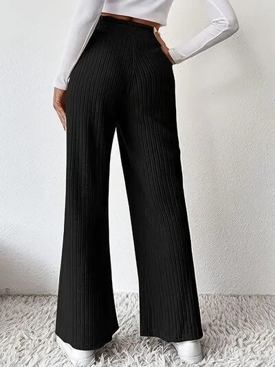 6 Classy Ribbed High Waist Pants