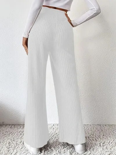 6 Classy Ribbed High Waist Pants