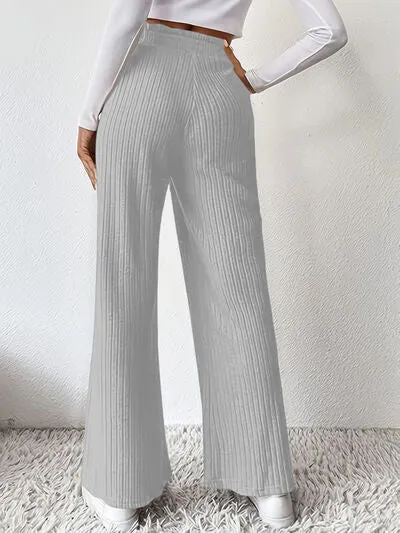 6 Classy Ribbed High Waist Pants