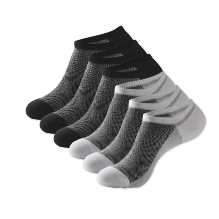 6 Pack Mens No Show Socks Invisible Socks