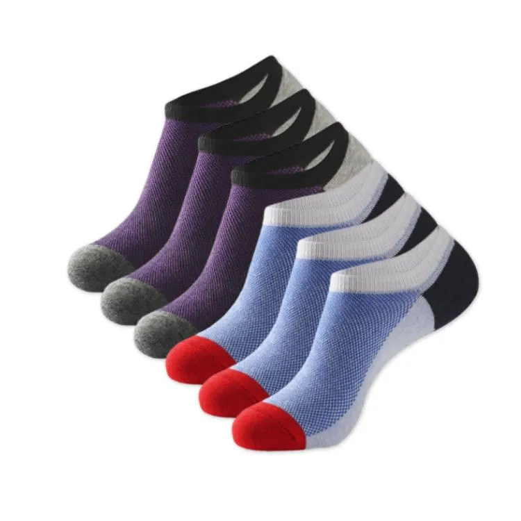 6 Pack Mens No Show Socks Invisible Socks