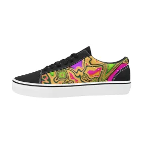 90s Colorsplash Men's Low Top Skateboarding Shoes