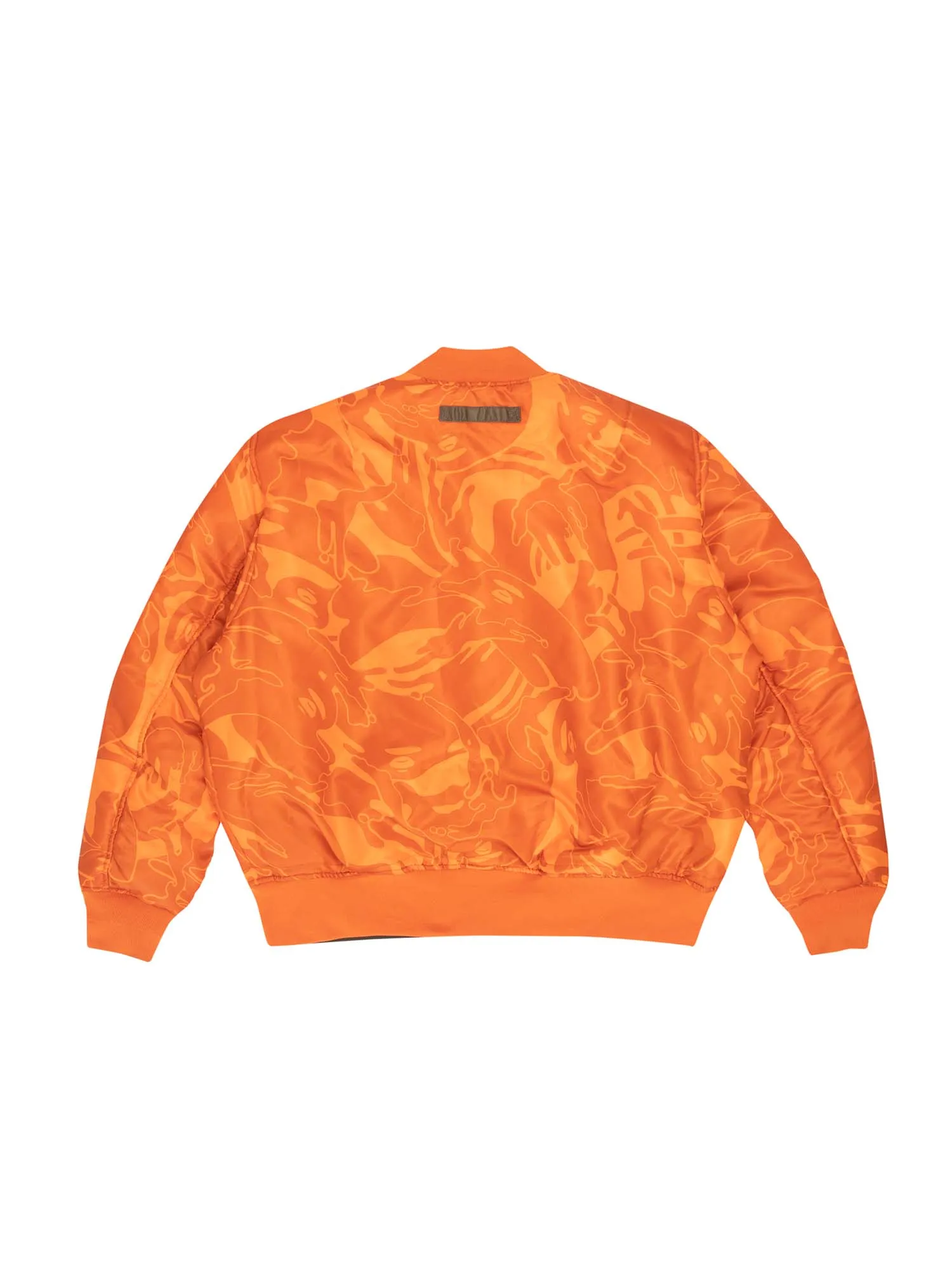 AAPE X ALPHA REVERSIBLE MA-1 QUILTED JACKET