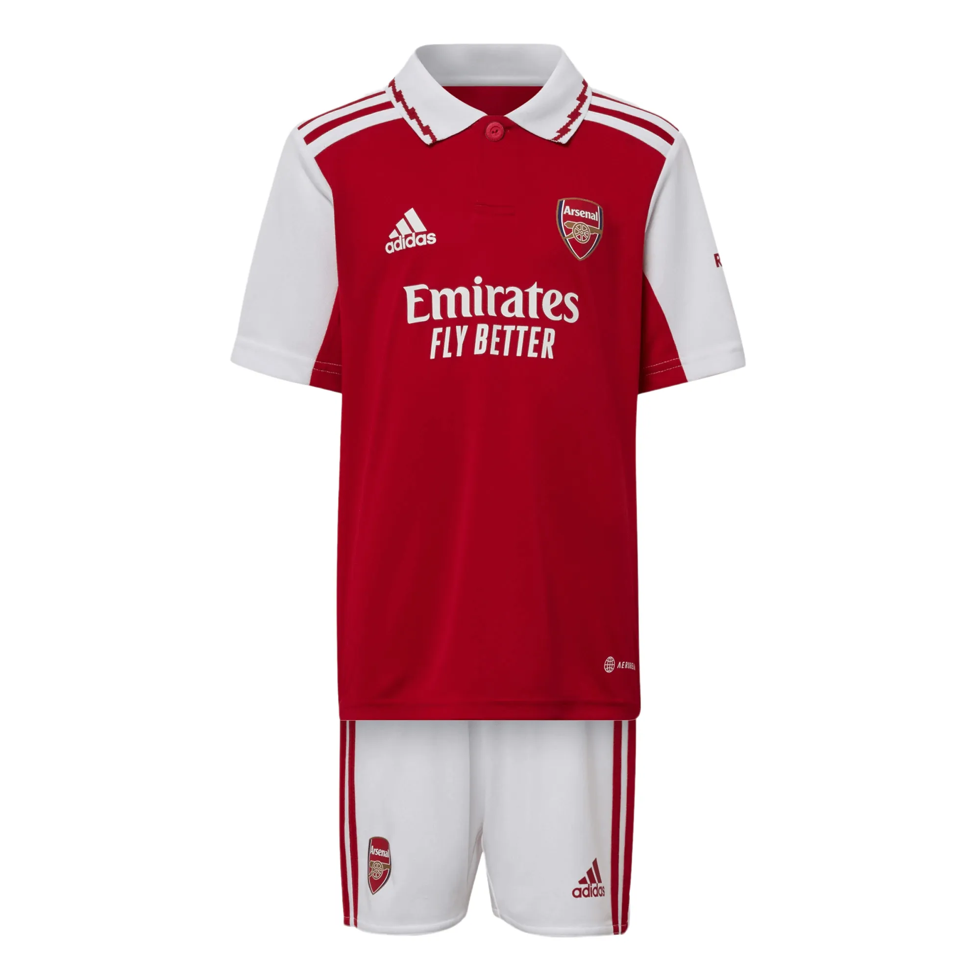 adidas Kids Arsenal 2022/23 Home Mini Kit Scarlet/White