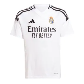 adidas Kids Real Madrid 2024/25 Home Jersey White/Black