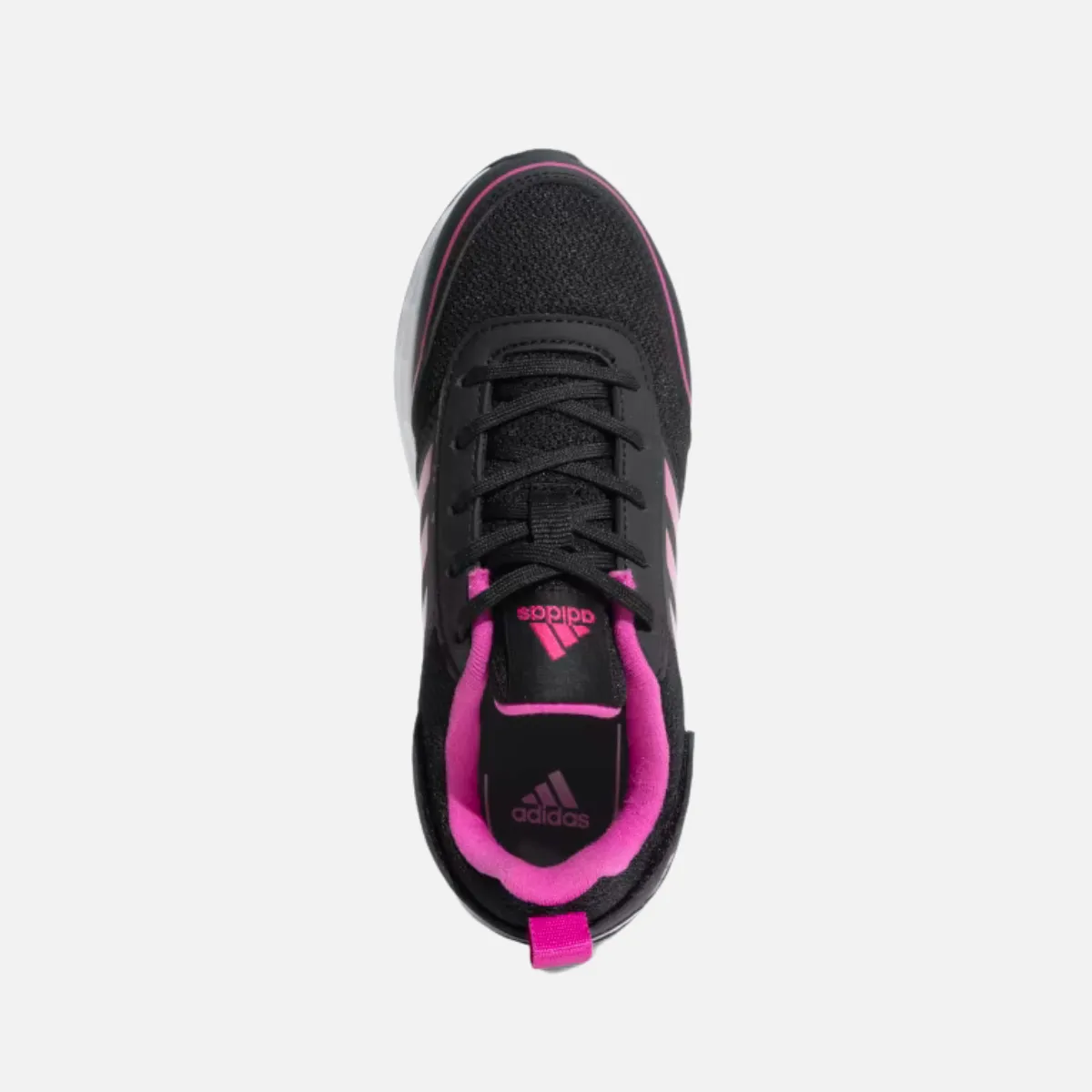 Adidas Sportswear PACERANGER 1.0 K Kids Unisex Shoes BOY AND GIRL (4-7 YEAR) -Core Black/Lucid Fuchsia