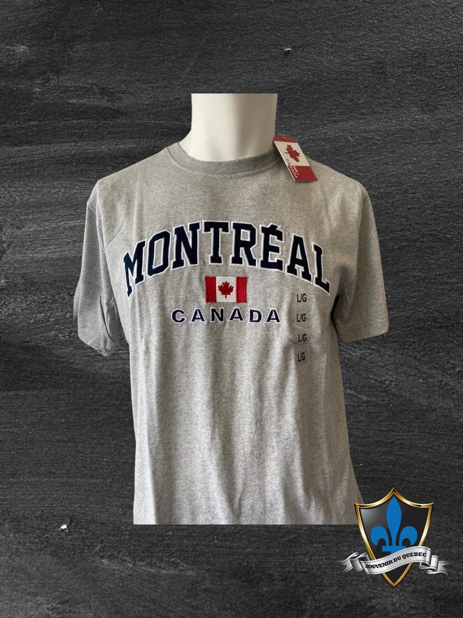 Adult Montreal canada embroidered T.shirt.