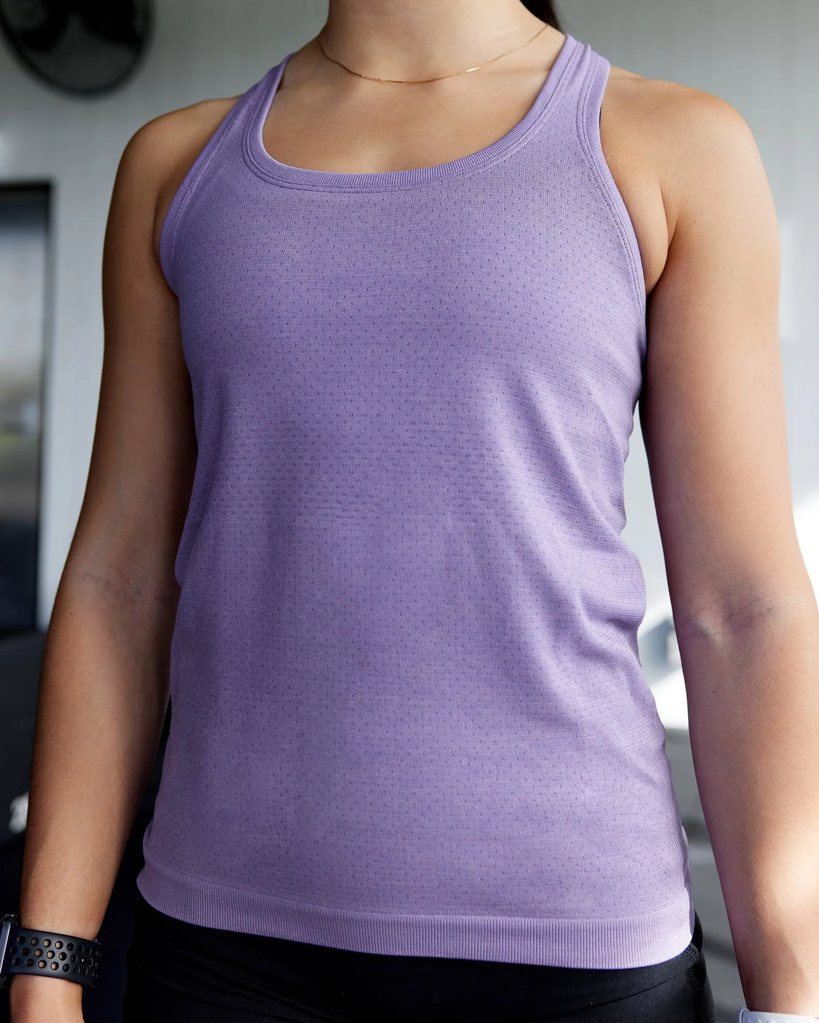 AeroFLX  Seamless Tank - Dahlia Purple Marl