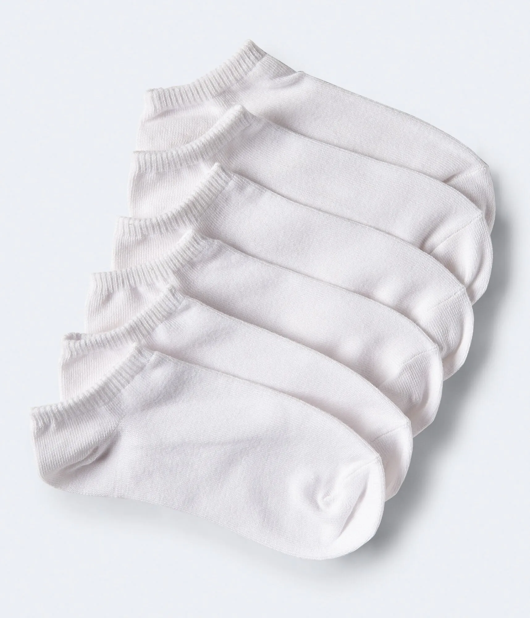 Aeropostale Womens' Solid Ankle Sock 3-Pack - White - Size One Size - Cotton - Teen Fashion & Clothing Bleach