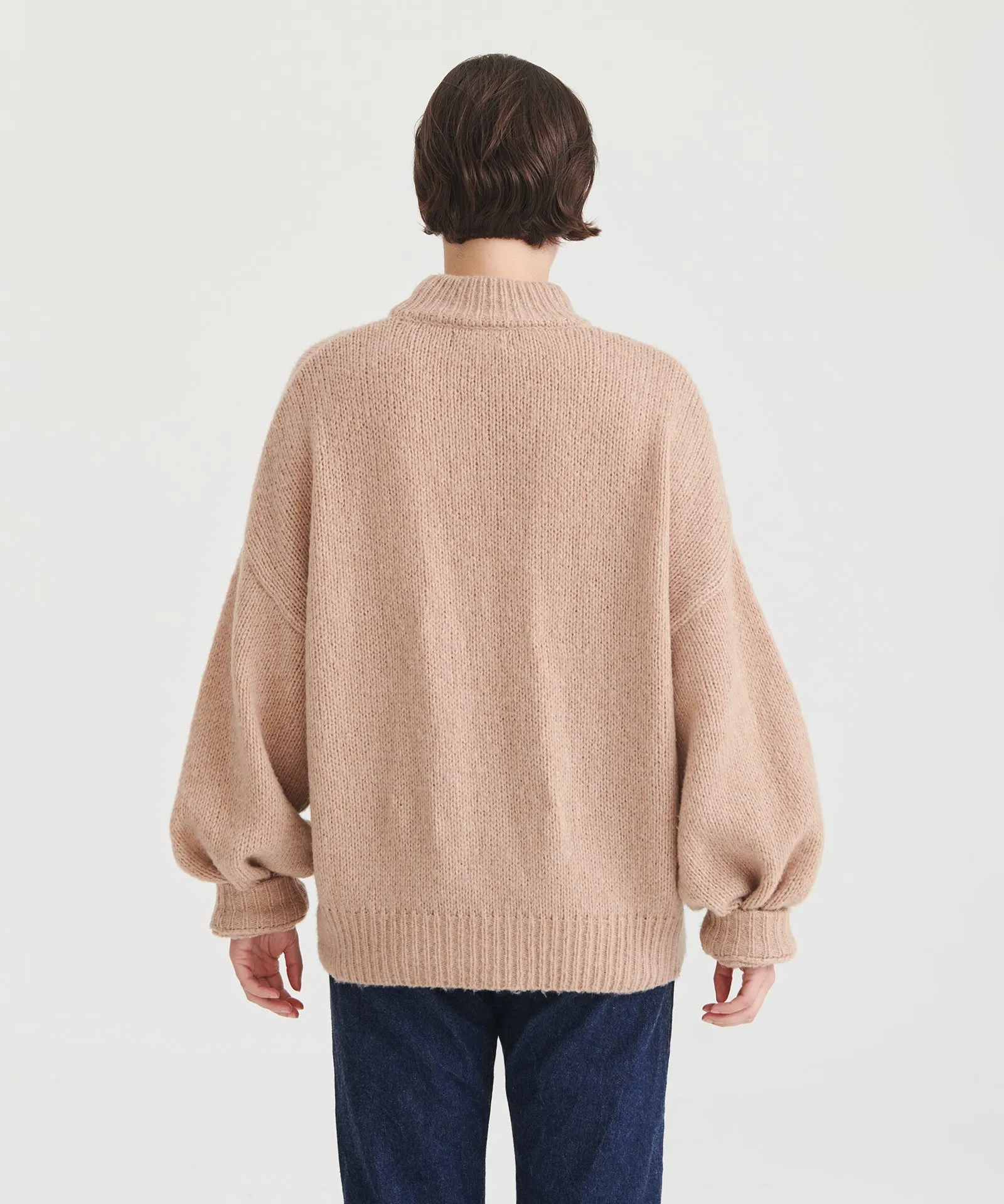 Airspun Mockneck Sweater