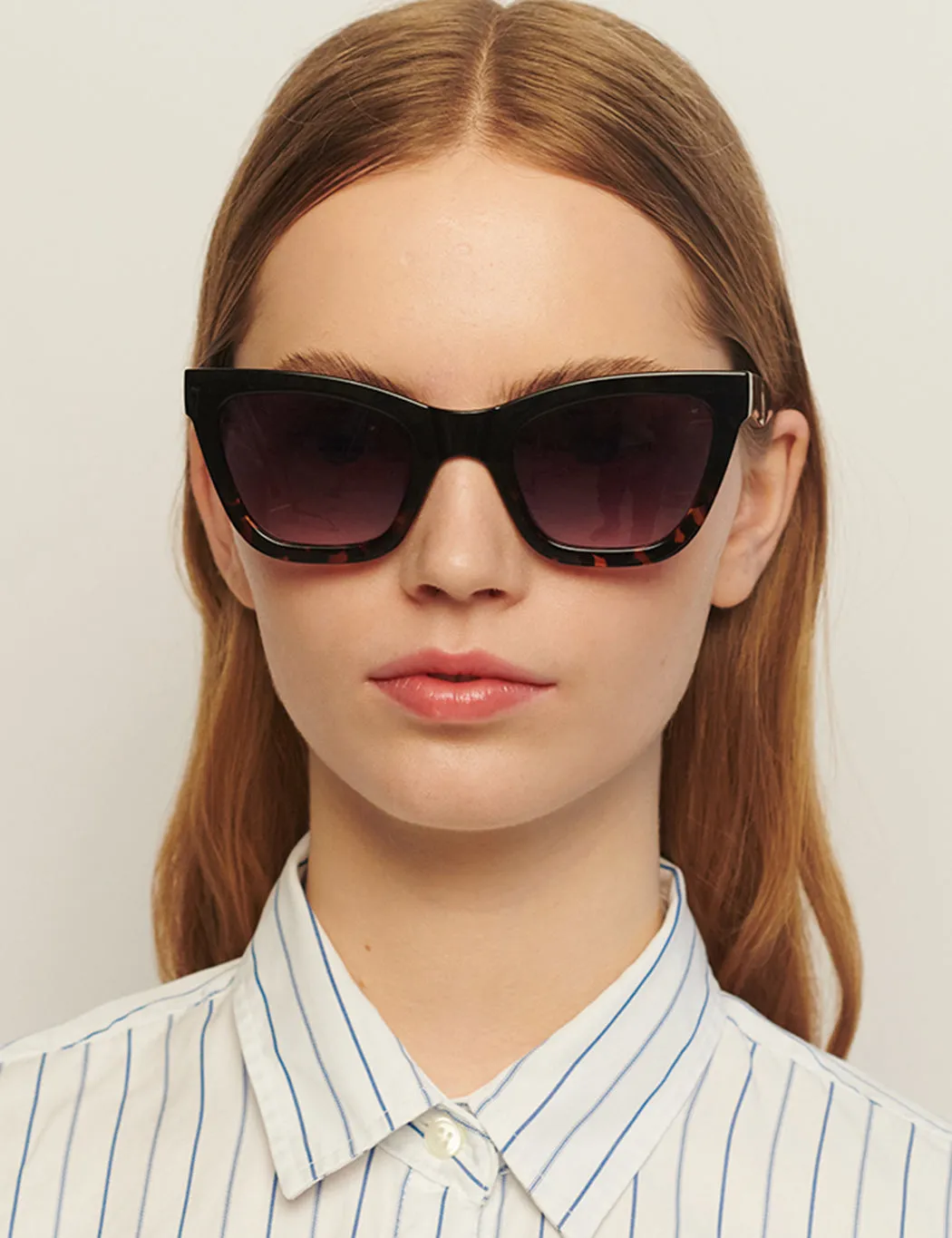 A.Kjaerbede Big Kanye Sunglasses - Black/Demi Tortoise