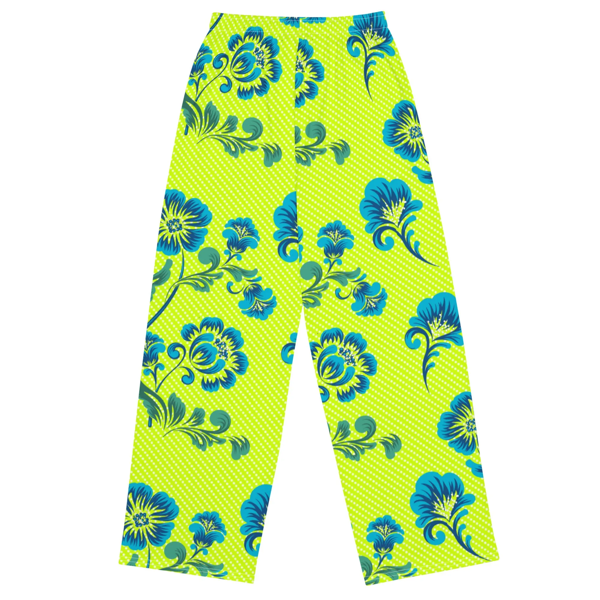 All-over print unisex wide-leg pants