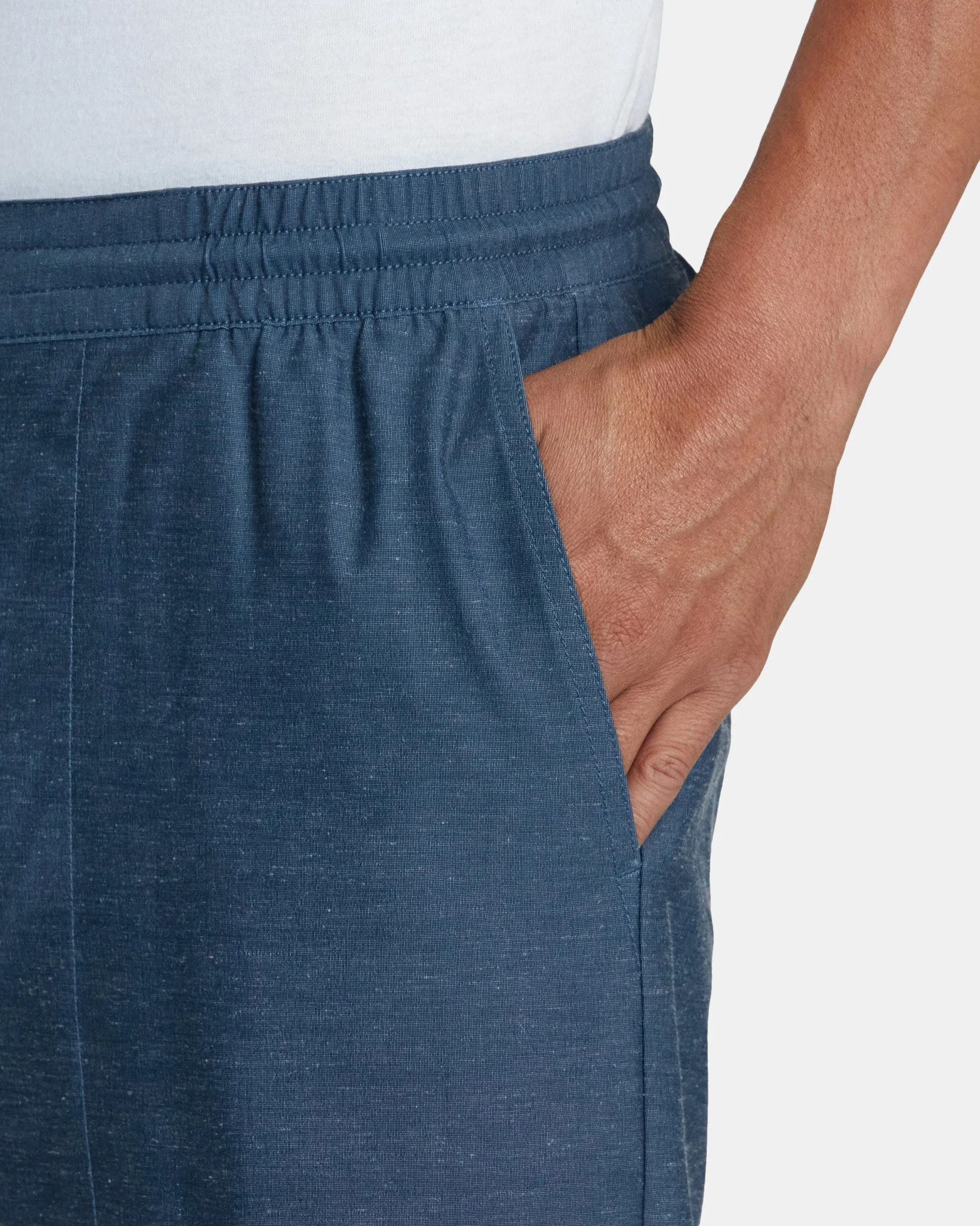 All Time Hemp Hybrid 19" Shorts - Petrol Blue