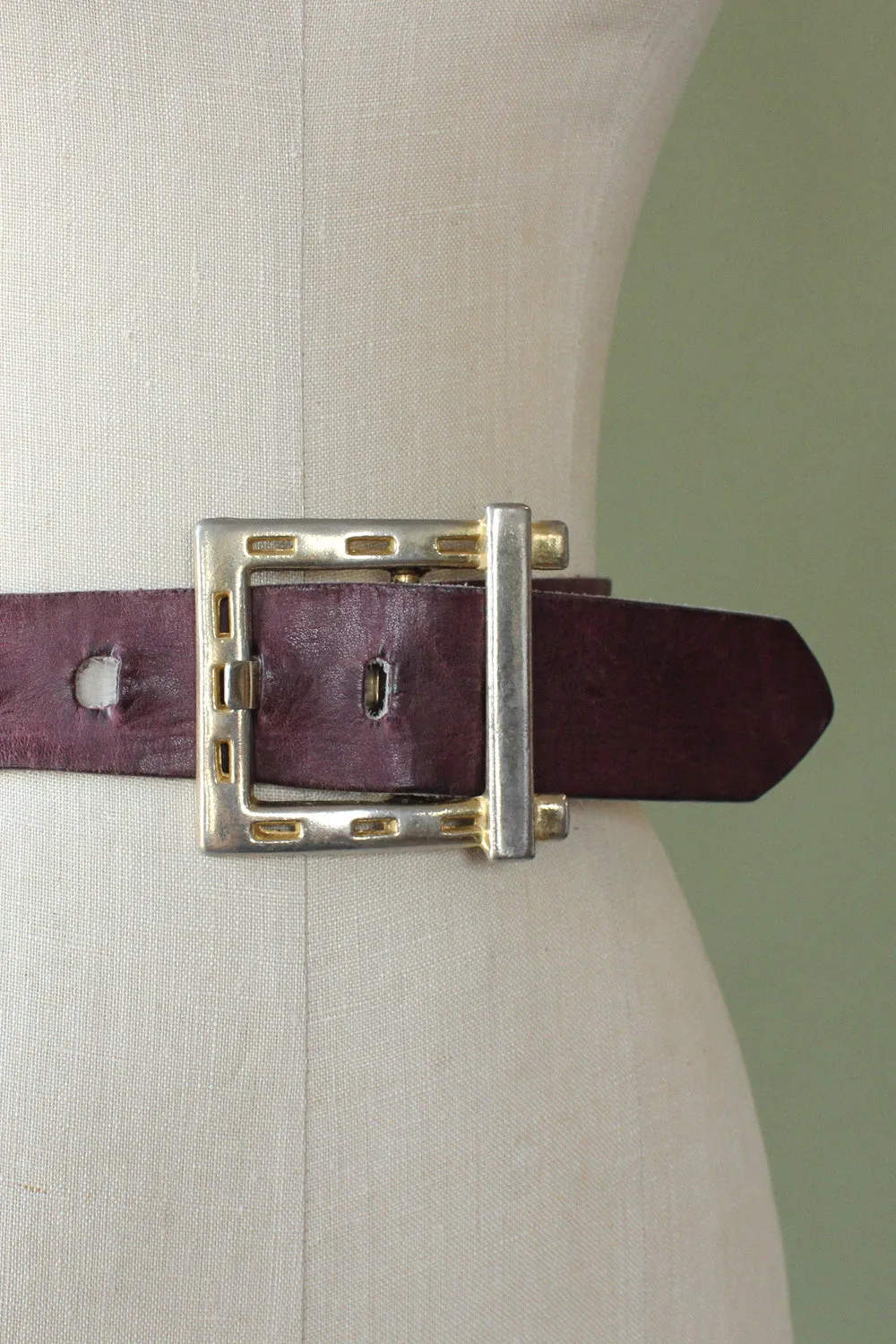 Amethyst Notch Buckle Belt