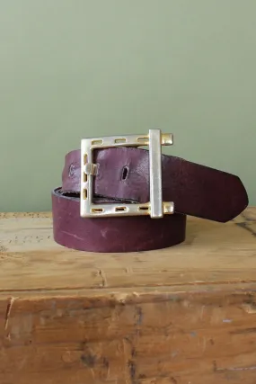 Amethyst Notch Buckle Belt