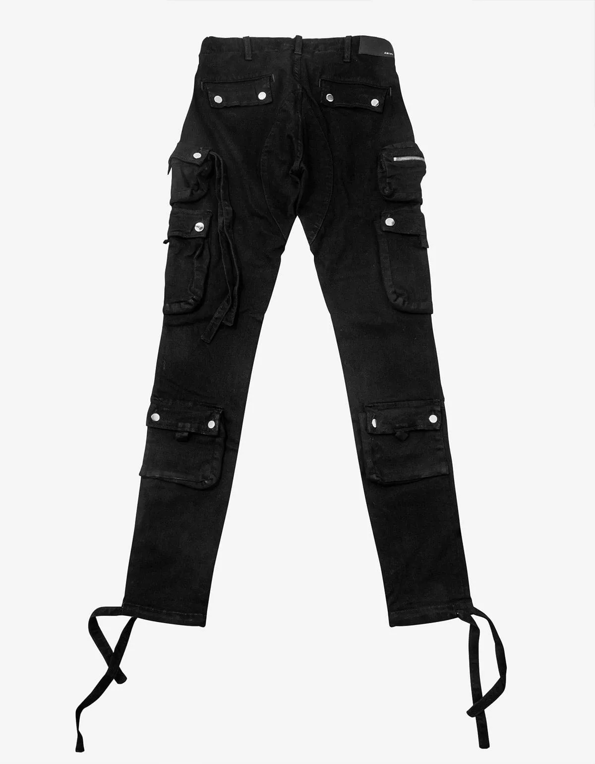 Amiri Jeans Black Tactical Cargo