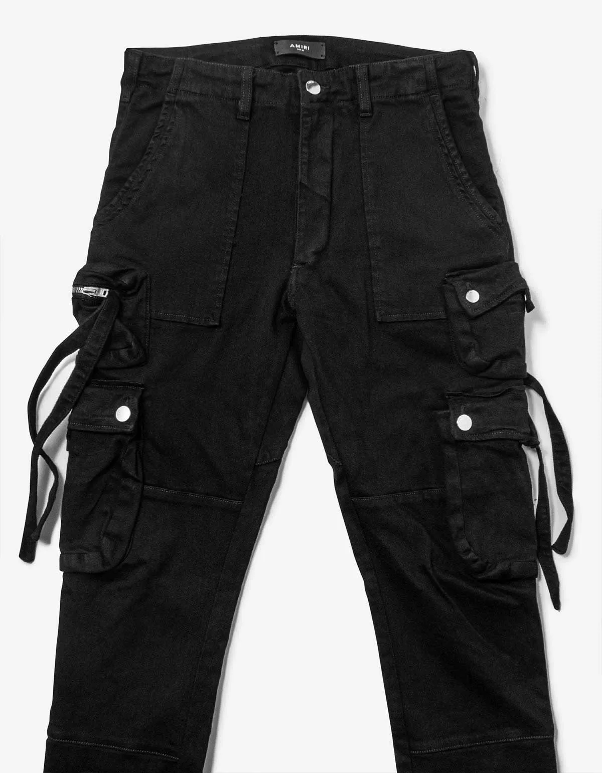 Amiri Jeans Black Tactical Cargo