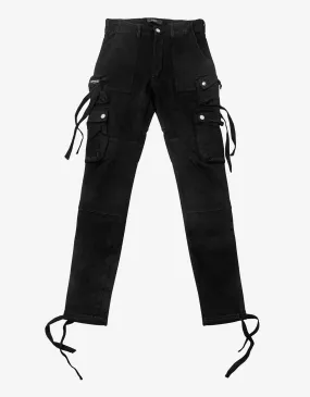 Amiri Jeans Black Tactical Cargo