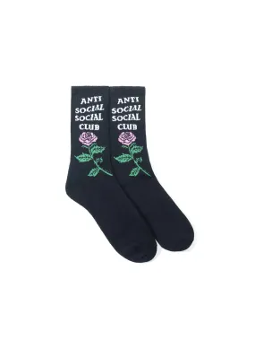 Anti Social Social Club Broken Ankle Socks Black