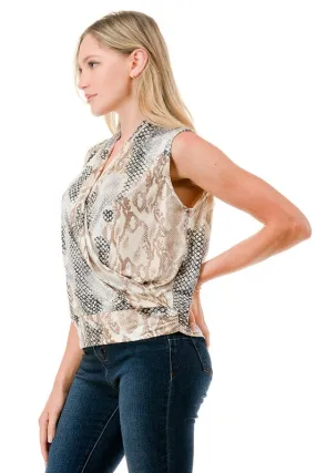 Ariella Banded Crossover Top