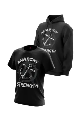 AS Anchor Hoodie   Tee Combo - Black