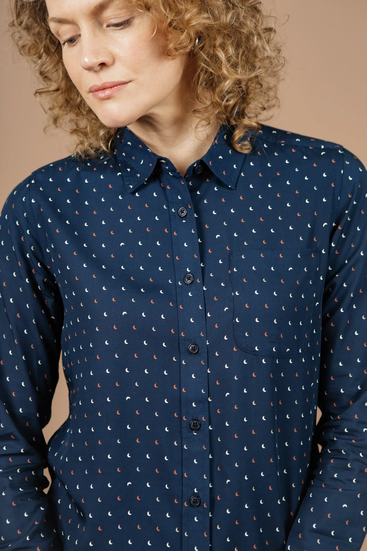 Ash Slim Shirt / Midnight Crescent