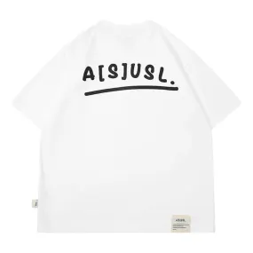 A[S]USL KIDS ASUSL HAND WRITE LOGO TEE-WHITE