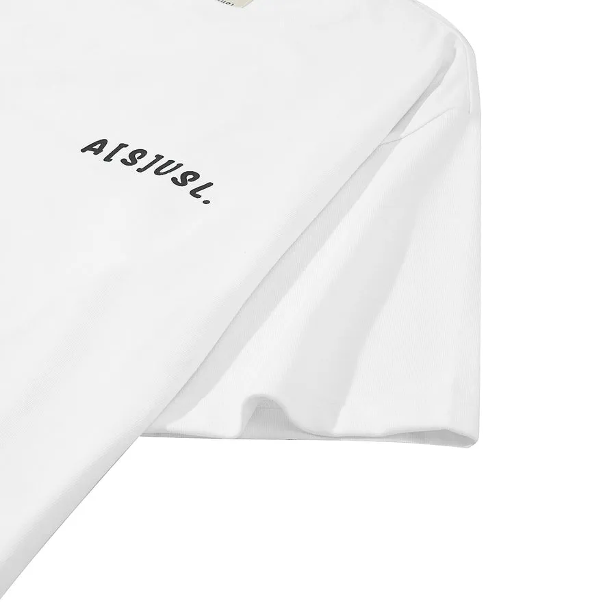 A[S]USL KIDS ASUSL HAND WRITE LOGO TEE-WHITE