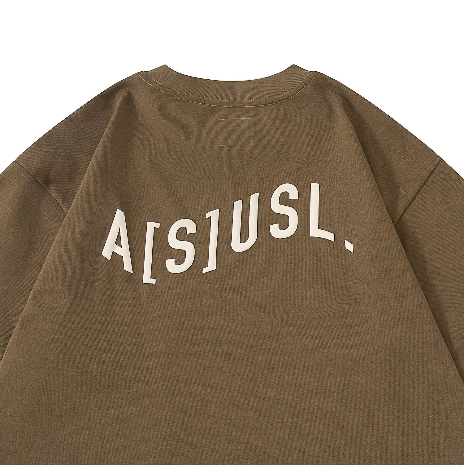 A[S]USL KID'S ASUSL WAVE LOGO TEE-BROWN