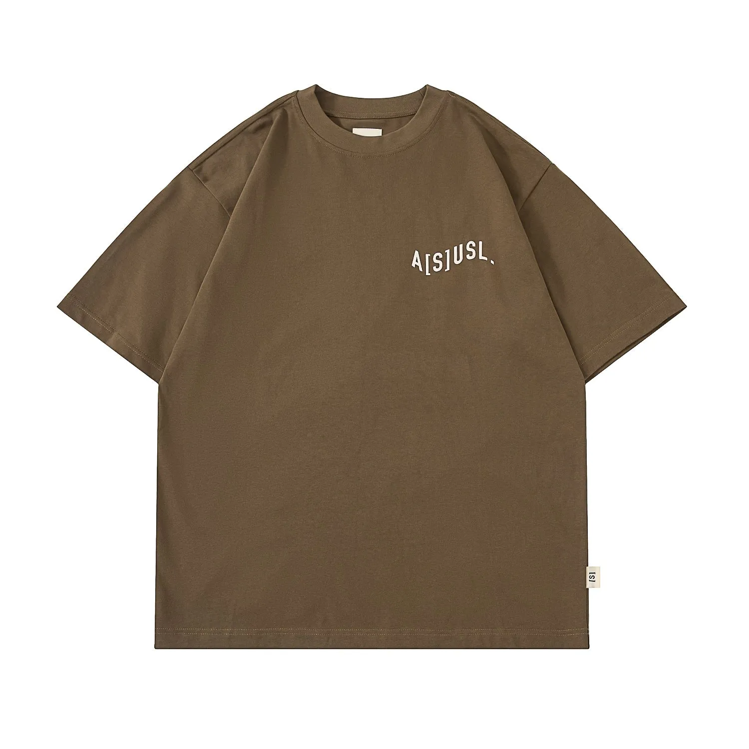 A[S]USL KID'S ASUSL WAVE LOGO TEE-BROWN