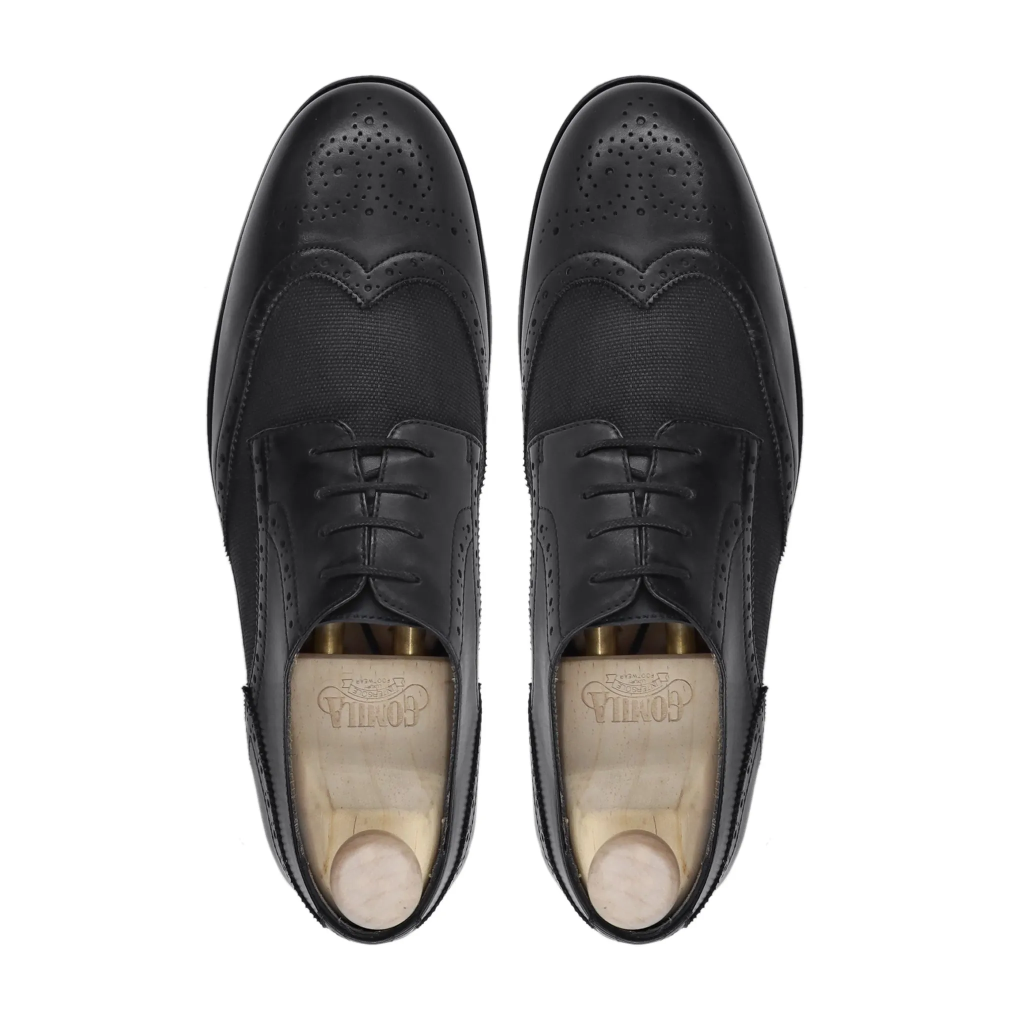 Authur - Men's Black Calf Leather Derby Shoe