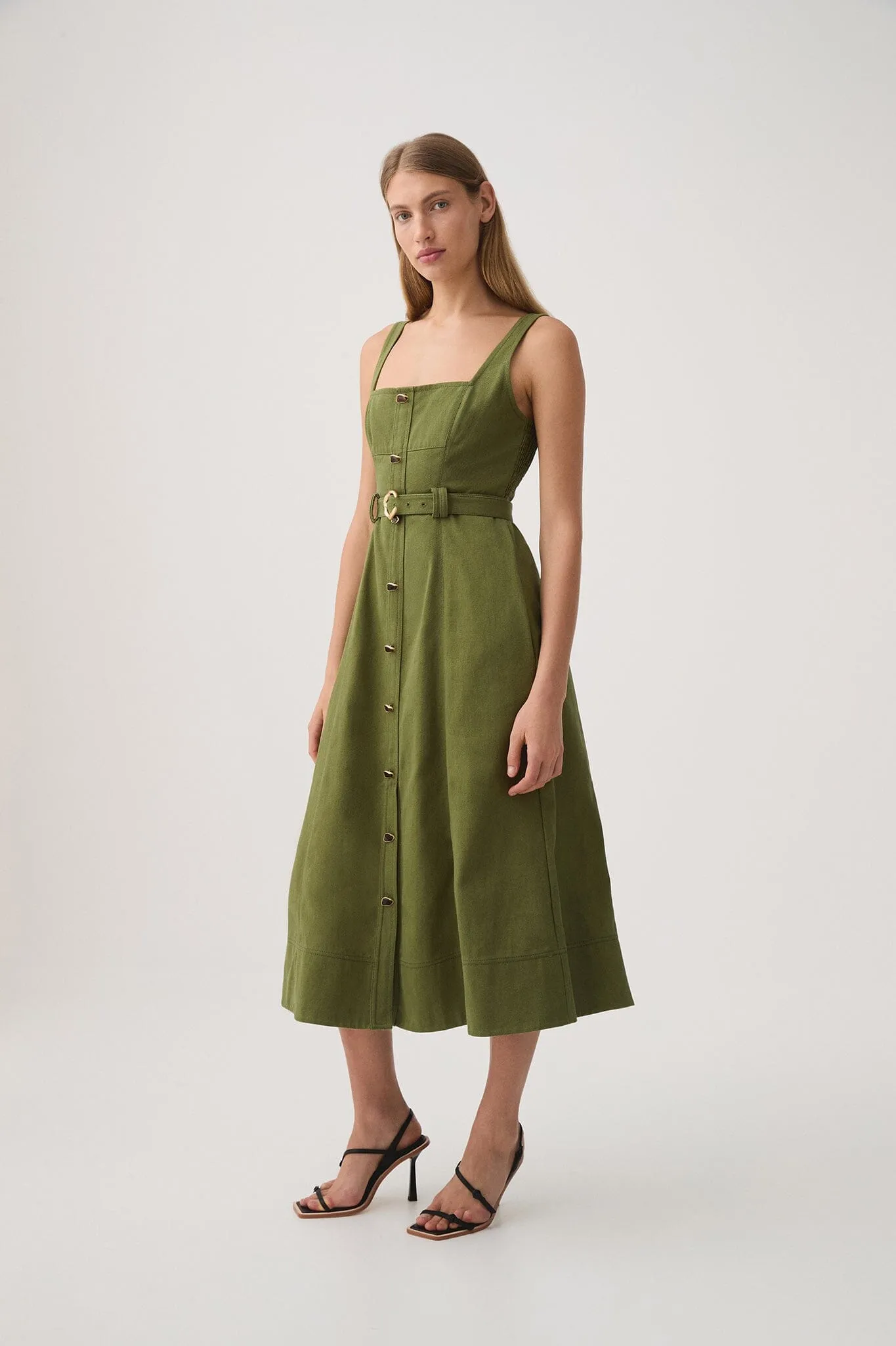 Axle Utility Midi Dress