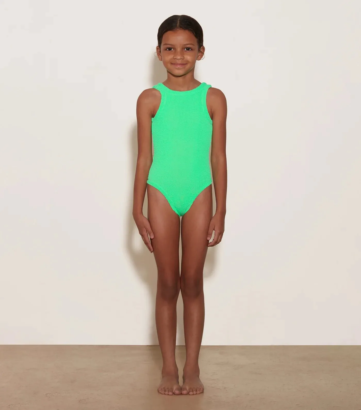 Baby Classic Swim One Piece - Lime