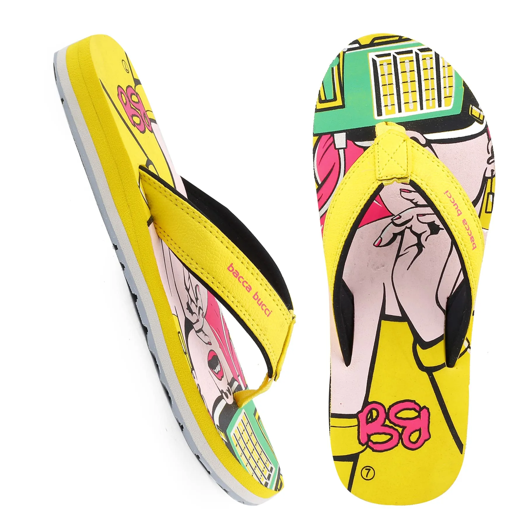 Bacca Bucci BEACH-BREEZE Cloud Slippers/Flip-Flop | Non-Slip With Rubber Outsole