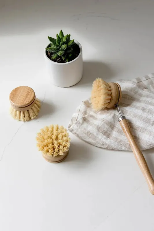 Bamboo Dish Brush With Replaceable Head