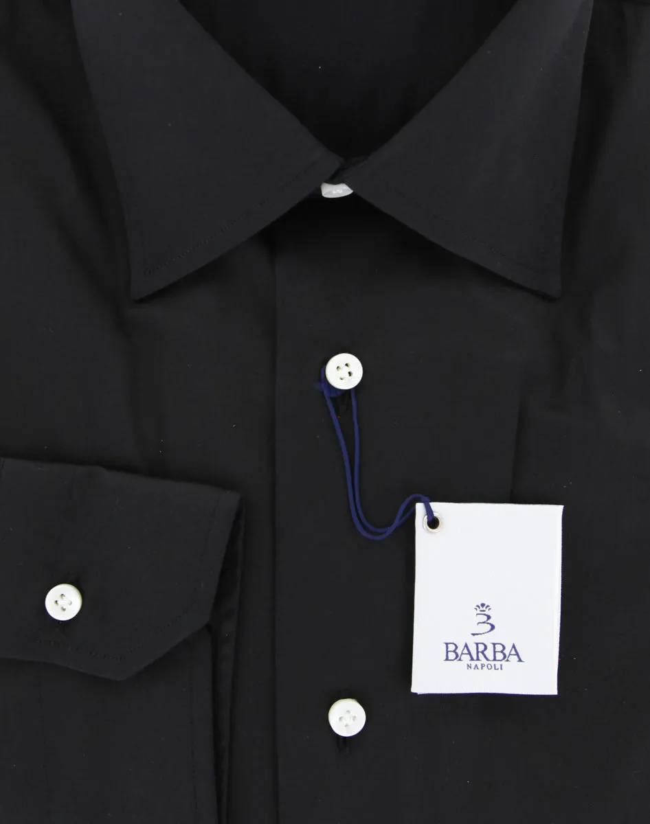 Barba Napoli Black Shirt - Slim