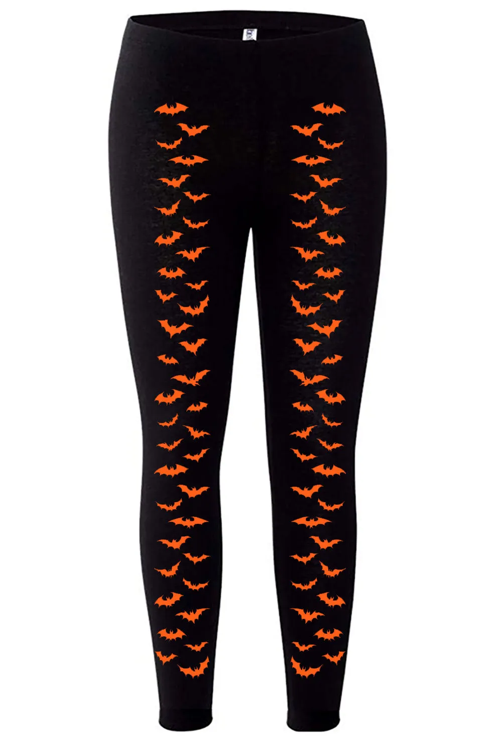 Bat Leggings [Pumpkin Orange]