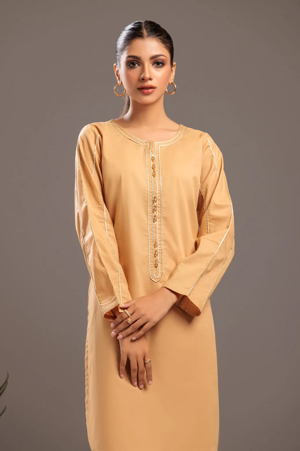 BEIGE-CAMBRIC-1 PIECE (SRS231P05)