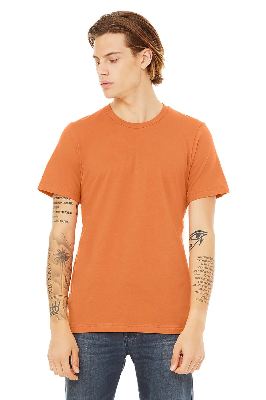 BELLA  3001 UNISEX JERSEY SHORT SLEEVE TEE ( XS - XL)