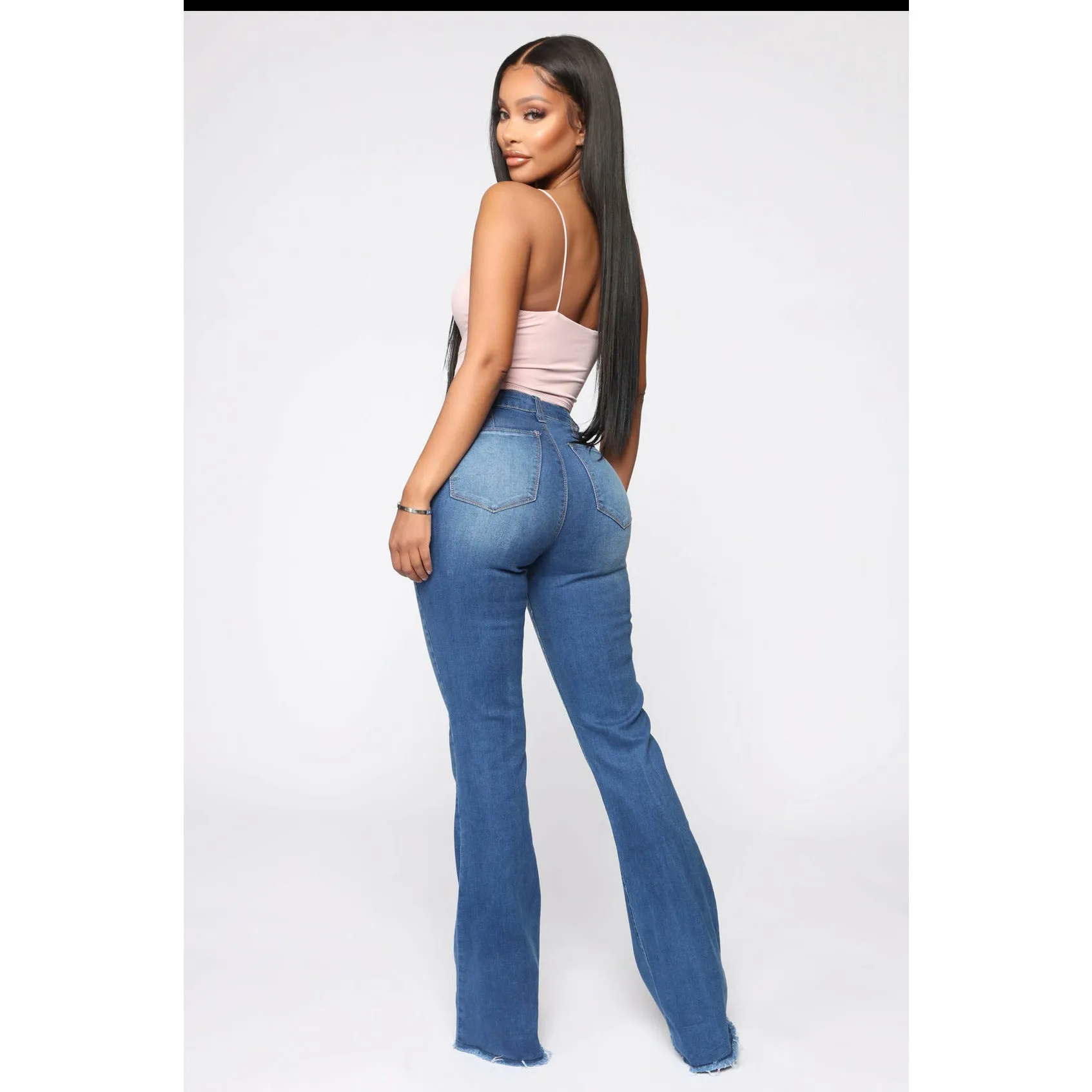 Bellbottom High Waisted Jeans