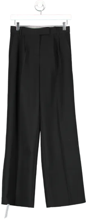 Bershka Black Wide Leg Dad Pant UK 4